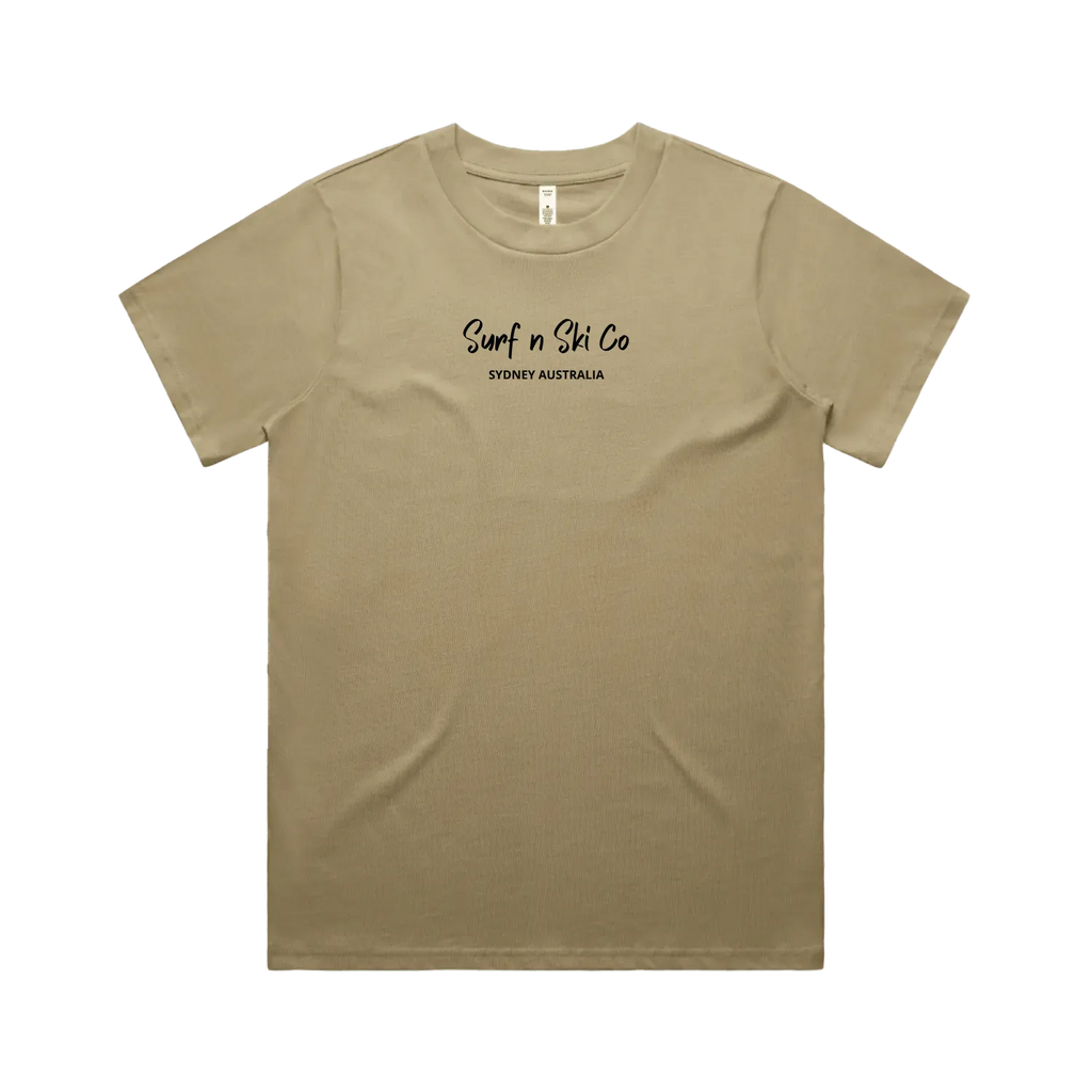 Sand front flat lay