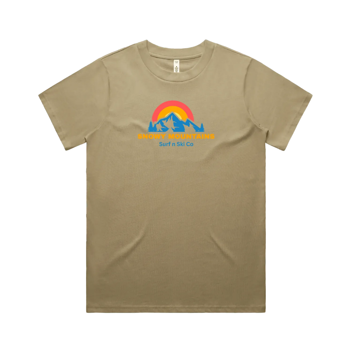 Sand front flat lay