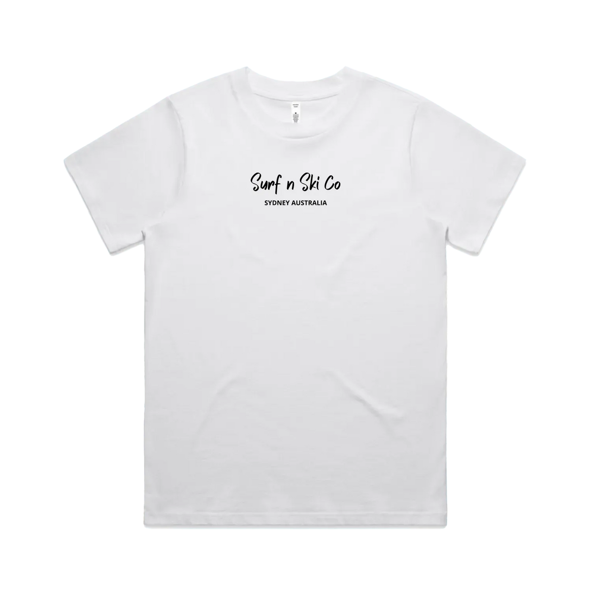 White front flat lay