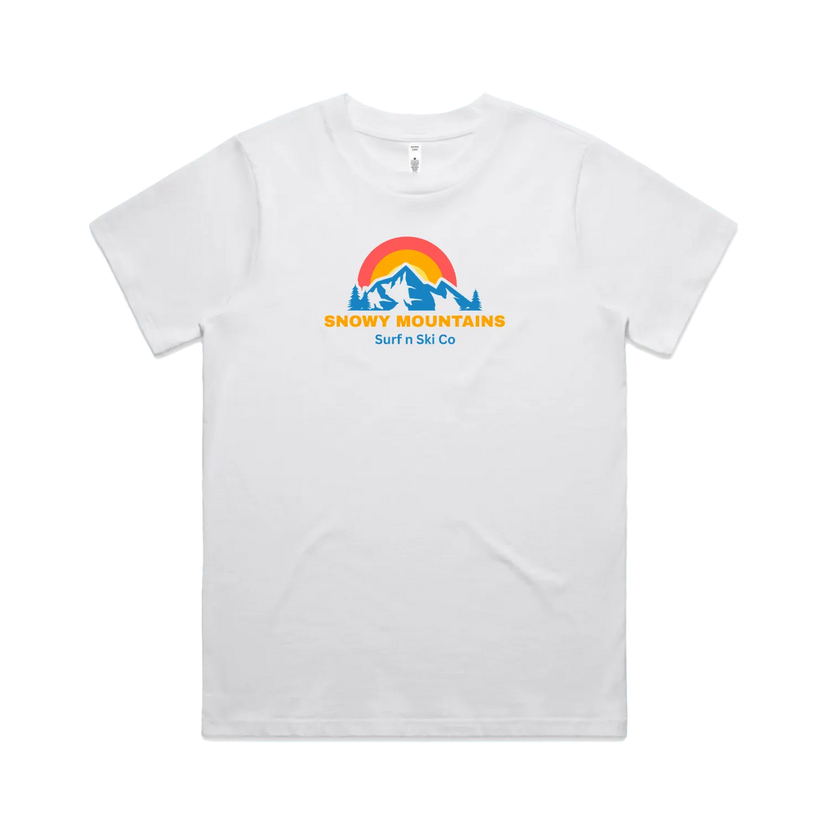 White front flat lay